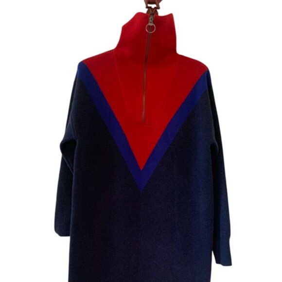 Color block Sweatter Dress  XS - Picture 2 of 7